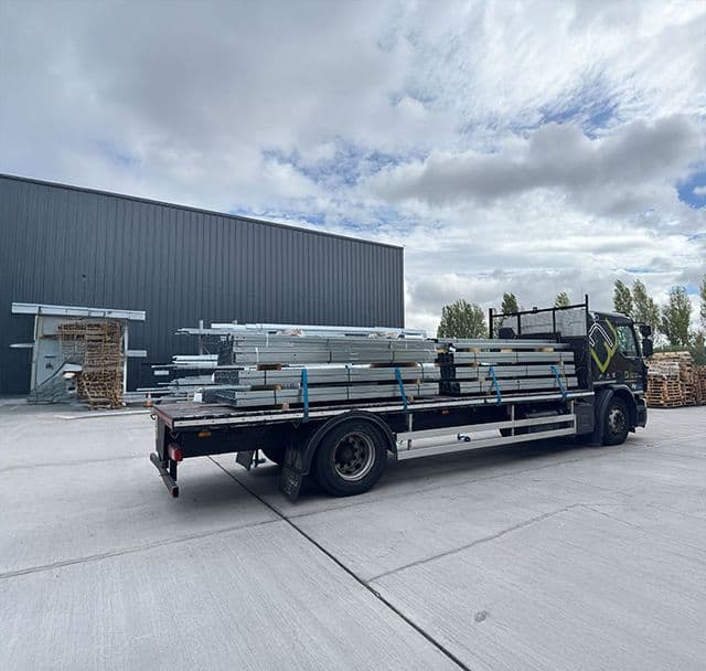 Drywall Steel Systems Loaded Truck